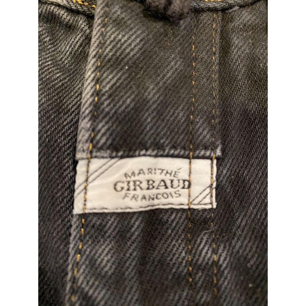 MARITHE FRANCOIS GIRBAUD Dk‎ Blue Stone Wash Denim Jeans Size 11/12 23x29.5